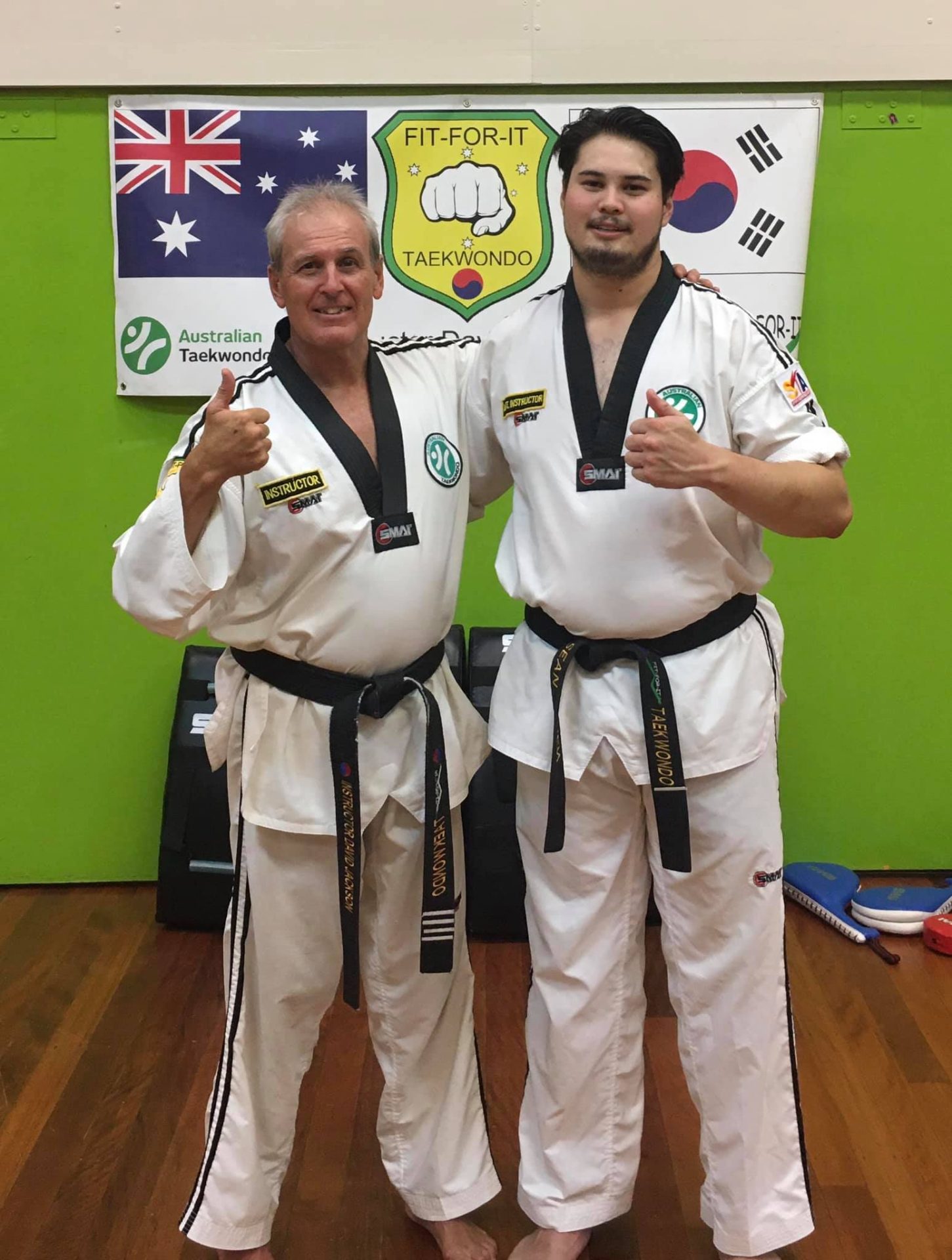 Instructor David and Son Assistant Instructor Sean