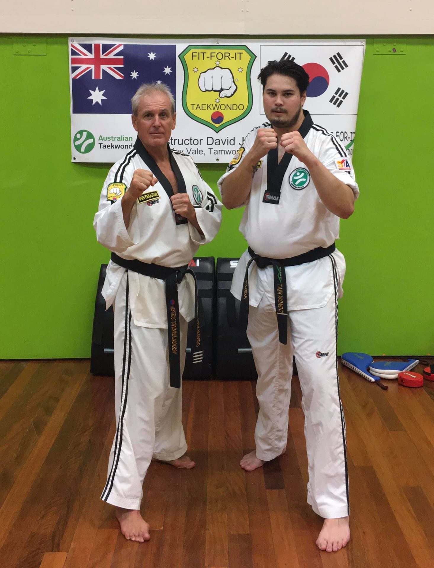 Instructor David and Son Assistant Instructor Sean